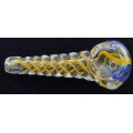 GLASS PIPE ASSORTED COLOR TWISTED PEANUT HP02 10CT